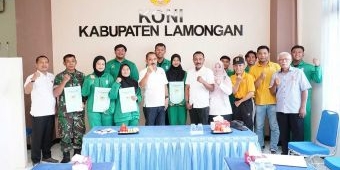 KONI Lamongan Berikan Bonus kepada Atlet Peraih Medali di PON XXI Aceh dan Sumut