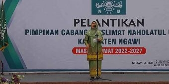 Lantik Pimpinan Cabang, Ketua Muslimat NU Terpilih Fokus Kepemimpinan dan Organisasi