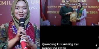 Foto Dicatut untuk Kampanye, Ning Lia, Calon DPD RI Somasi Pemilik Akun @Kondangkusumaningayu