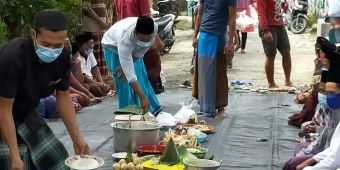 Bancakan Bubur Merah, ​Warga Plumpang Tuban Gelar Ritual Tolak Bala Corona