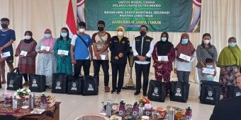 Ratusan Pelaku Usaha Ultra Mikro di Kabupaten Mojokerto Dapat Bantuan Zakat Produktif