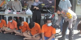 Polres Nganjuk Ungkap Kasus Curas di 16 Lokasi, Pelaku Seorang Diri