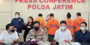 Ditresnarkoba Polda Jatim Bongkar Sindikat Peredaran Narkoba Jaringan Internasional