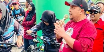 Wakil Ketua DPRD Kabupaten Pasuruan Manfaatkan Gowes untuk Sapa Warga Gempol