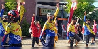 Peringati HUT Kemerdekaan RI ke-75, Warga Perum Lavender Perangi Corona dengan Tingkatkan Imun