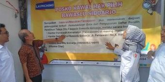 Bawaslu Sidoarjo Launching Posko Kawal Hak Pilih Pilkada 2024