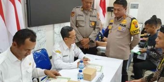 Kapolres Ngawi Tinjau Verifikasi Penerimaan Calon Anggota Polri