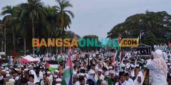 Ribuan Masyarakat di Pamekasan Gelar Aksi Bela Palestina, Donasi Terkumpul Ratusan Juta