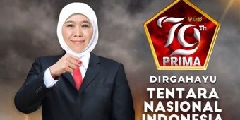 ​HUT Ke-79 , Khofifah: Profesionalisme TNI dalam Menjaga Proses Demokrasi RI Teruji dan Terbukti