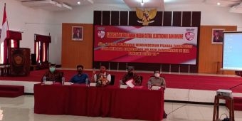 Jelang Pilbup Banyuwangi 2020, Bakesbangpol Ajak Media Tangkal Hoaks Politik