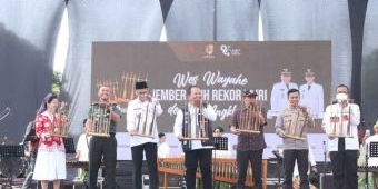 Pecahkan Rekor Muri, Ketua Penyelenggara Gebyar Angklung Jember Ungkap Penyebabnya