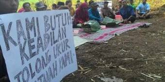 Sengketa Lahan, Warga Kedunggalih Jombang tak Bisa Panen Tebu, Oknum Brimob Diduga Minta Uang Sewa