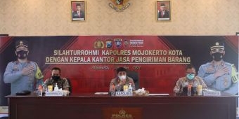 Jelang Nataru, Kapolres Mojokerto Kota Ajak Jasa Pengiriman Turut Cegah Pengiriman Narkotika