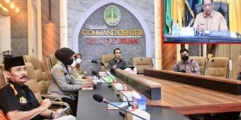 Jelang Nataru 2023, Wakil Wali Kota Pasuruan Ikuti Rakor Pengendalian Inflasi Bersama Mendagri