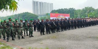 Ribuan Personel Gabungan Diterjunkan untuk Mengamankan Pilkades Serentak di Gresik