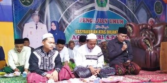 Resmi Dilantik, Kades Bulangan Branta Pamekasan Agussairi Gelar Pengajian Umum