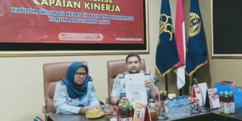 Kantor Imigrasi Kelas III Non TPI Ponorogo Beber Pencapaian Kinerja 2019