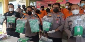 ​Panen Tangkapan, Polresta Banyuwangi Raih Peringkat ke-3 Operasi Tumpas Narkoba