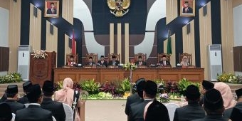 50 Anggota DPRD Kabupaten Pasuruan Terpilih Resmi Dilantik, ini Kesan Pimpinan Periode 2019-2024