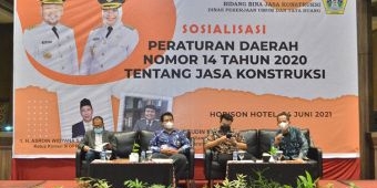 Gelar Sosialisasi Perda 14/2020, DPUTR Gresik: Masih Ada Pelaku Jasa Konstruksi Tak Paham Aturan