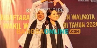 Bunda Fey-Regina Daftar ke KPU Kota Kediri di Hari Terakhir