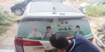 Puluhan Mobil Kader Ansor di Pamekasan Dibranding MTQ XXIX Jatim