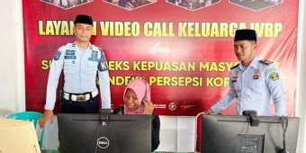 Layanan Penitipan Barang dan Kunjungan Virtual Lapas Narkotika Pamekasan Ramai Pengunjung