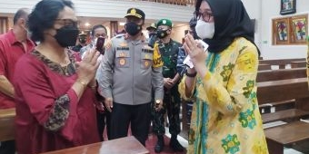 Forkopimda Banyuwangi Safari Natal Cek Pengamanan dan Penerapan Prokes di Gereja-Gereja