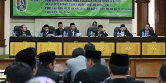 DPRD Tuban Gelar Paripurna Istimewa Pengesahan Bupati dan Wabup Terpilih