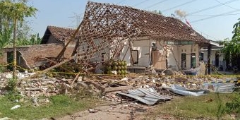 Rumah Pangkalan Gas Elpiji di Krembung Sidoarjo Meledak, Dua Orang Alami Luka Parah