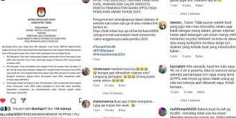 Tak Puas dengan Penetapan PPS pada Pemilu 2024, Netizen Geruduk Akun Sosmed KPU Tuban