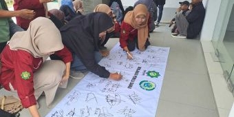 Mahasiswa Unugiri Bojonegoro Deklarasi Pemilu Damai, Ajak Masyarakat Jaga Keutuhan NKRI