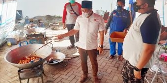 Sidak Dapur Umum, DPRD Sidoarjo Minta Warung Makan di Desa Dilibatkan Layani Warga Isoman