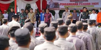 Ikuti Jalannya Simulasi Sispamkota, Bupati Kediri Berharap Pilkada 2024 Berjalan Kondusif