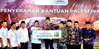 Baznas Sidoarjo Salurkan Rp2,3 Miliar Donasi Kemanusiaan untuk Palestina