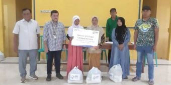 BRI Tuban Berikan Bantuan Sembako Bagi Warga Terdampak Puting Beliung di Kecamatan Soko