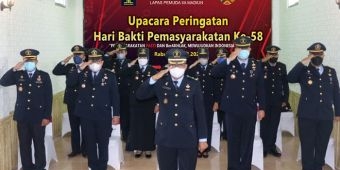 Peringati Hari Bhakti Pemasyarakatan ke-58, Lasdaun Ikuti Upacara Secara Virtual