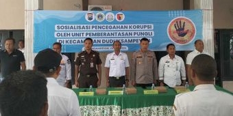 Tim Saber Pungli Gresik Gelar Sosialisasi Pencegahan Tipikor di Desa Sumengko