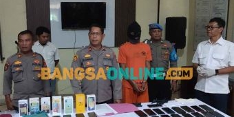 Beraksi di Konser Musik, Maling HP Lintas Kota Ditangkap, Barang Bukti Dikembalikan ke Pemilik