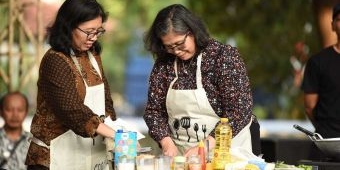 Pj Wali Kota Kediri Buka Demo Masak Bareng Chef Ragil di Acara Karya Kreatif Mataraman