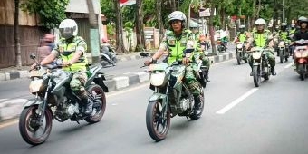 Pastikan Situasi Tetap Kondusif, Kodim 0817/Gresik Gelar Patroli Rutin Jelang Nataru