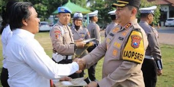 Kapolres Madiun Apresiasi Anggota Berprestasi, Berikut Daftarnya