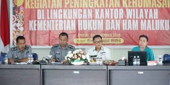 Kanwil Kemenkumham Maluku Dorong Humas Bermitra Positif dengan Media