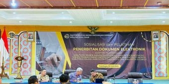 Sosialisasi Soal Sertifikat Elektronik, Kanwil BPN Jatim Tatar 9 BPN Daerah