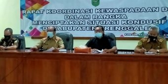 Deteksi Kewaspadaan Dini, Bakesbangpol Trenggalek Gelar Rakor