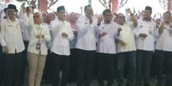 Pelantikan 445 PPPK oleh Pj Bupati Pamekasan Diwarnai Goyang Oke Gas