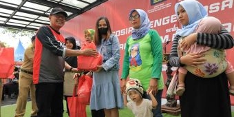 Jelang Hari Lahir, Kanwil Kemenkumham Jatim Gelar Pelayanan Publik dan Baksos di Banyuwangi