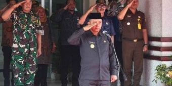 Serah Terima Kirab Pataka 2024, Pemkab Kediri Maknai Semangat Kebersamaan Warga Jawa Timur