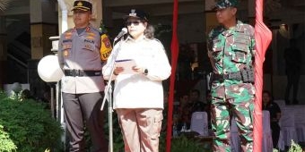 Pj Wali Kota Kediri Pimpin Apel Gelar Pasukan Operasi Mantap Praja Semeru 2024