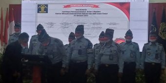 Deklarasi Janji Kinerja 2022, Lapas Pemuda Kelas II Madiun Launching Aplikasi E-Bluder dan SiBima